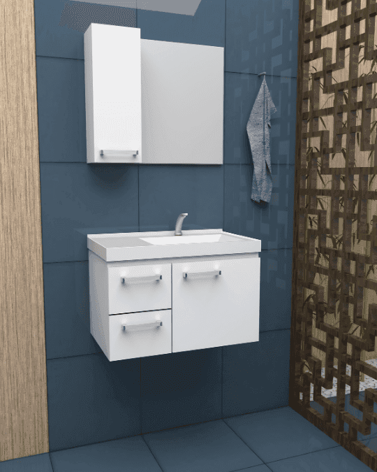 COZIMAX P87708 TOUCADOR ACO ROMÃ BRANCO miniatura 2