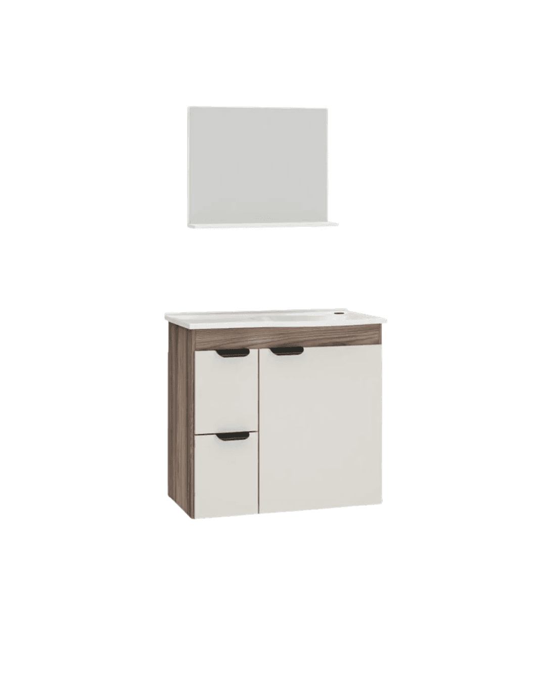 COZIMAX P100078 TOUCADOR MAD MARGARIDA 60 BRANCO C/ TAMARINDO