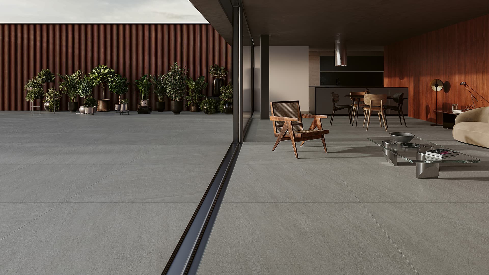 Porcelanato Basalto Grey Natural  miniatura 2