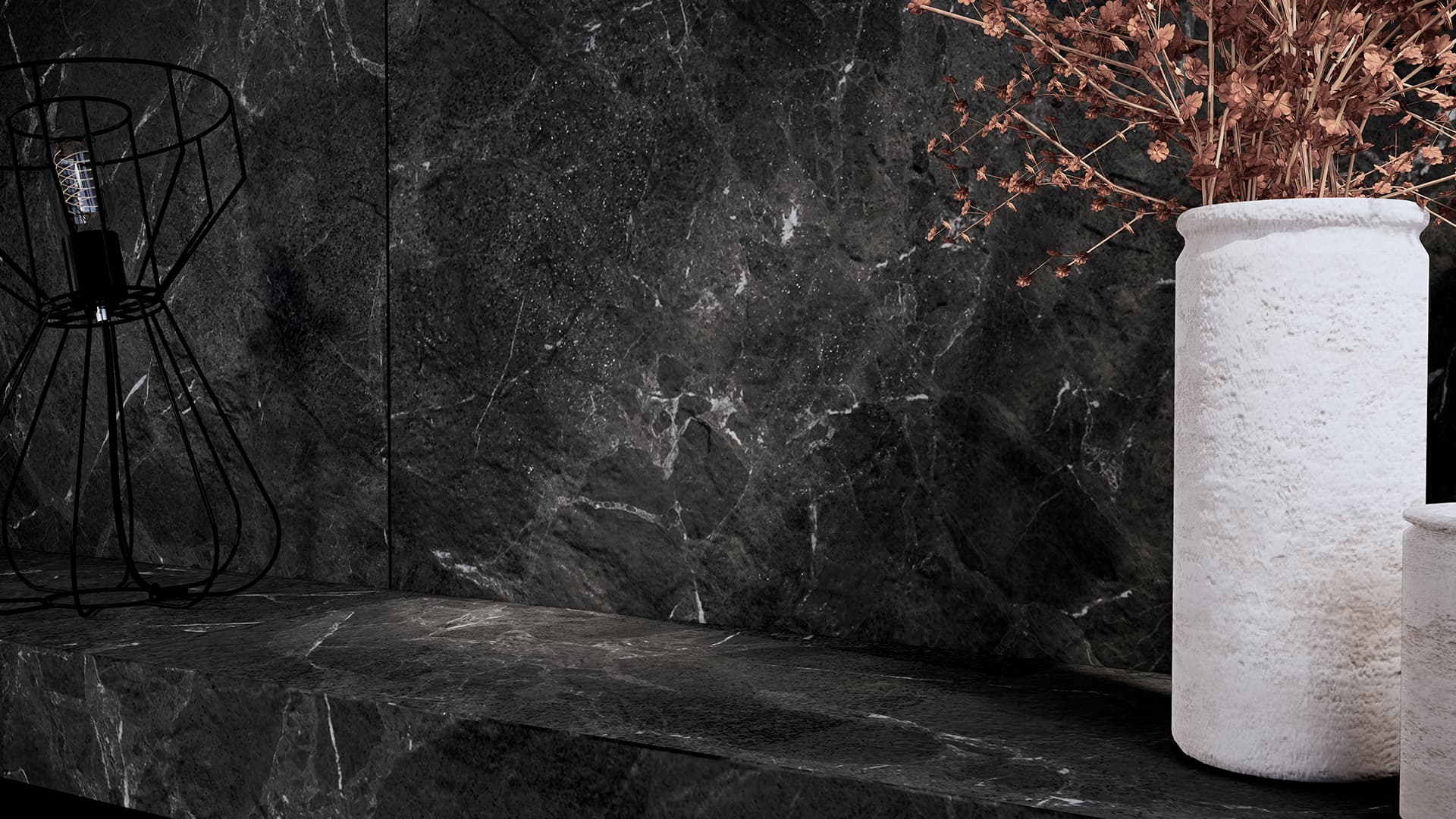 Porcelanato Black Misty Natural  miniatura 4
