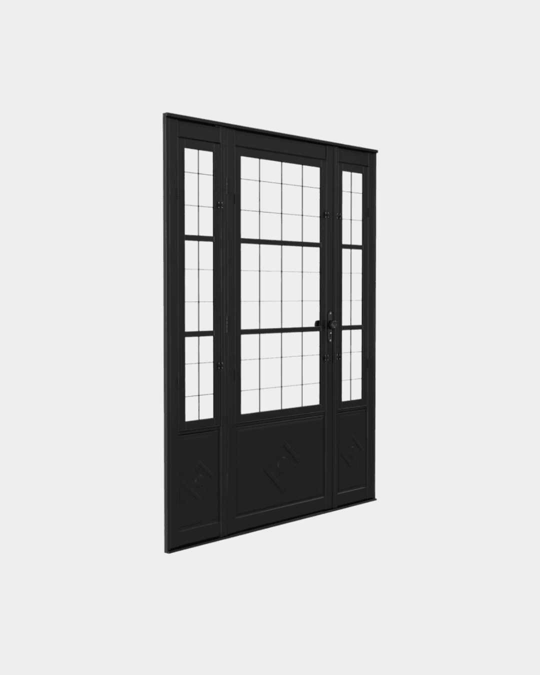 PORTA CORRER 215X160 INOX ESQUERDA GR QUADR