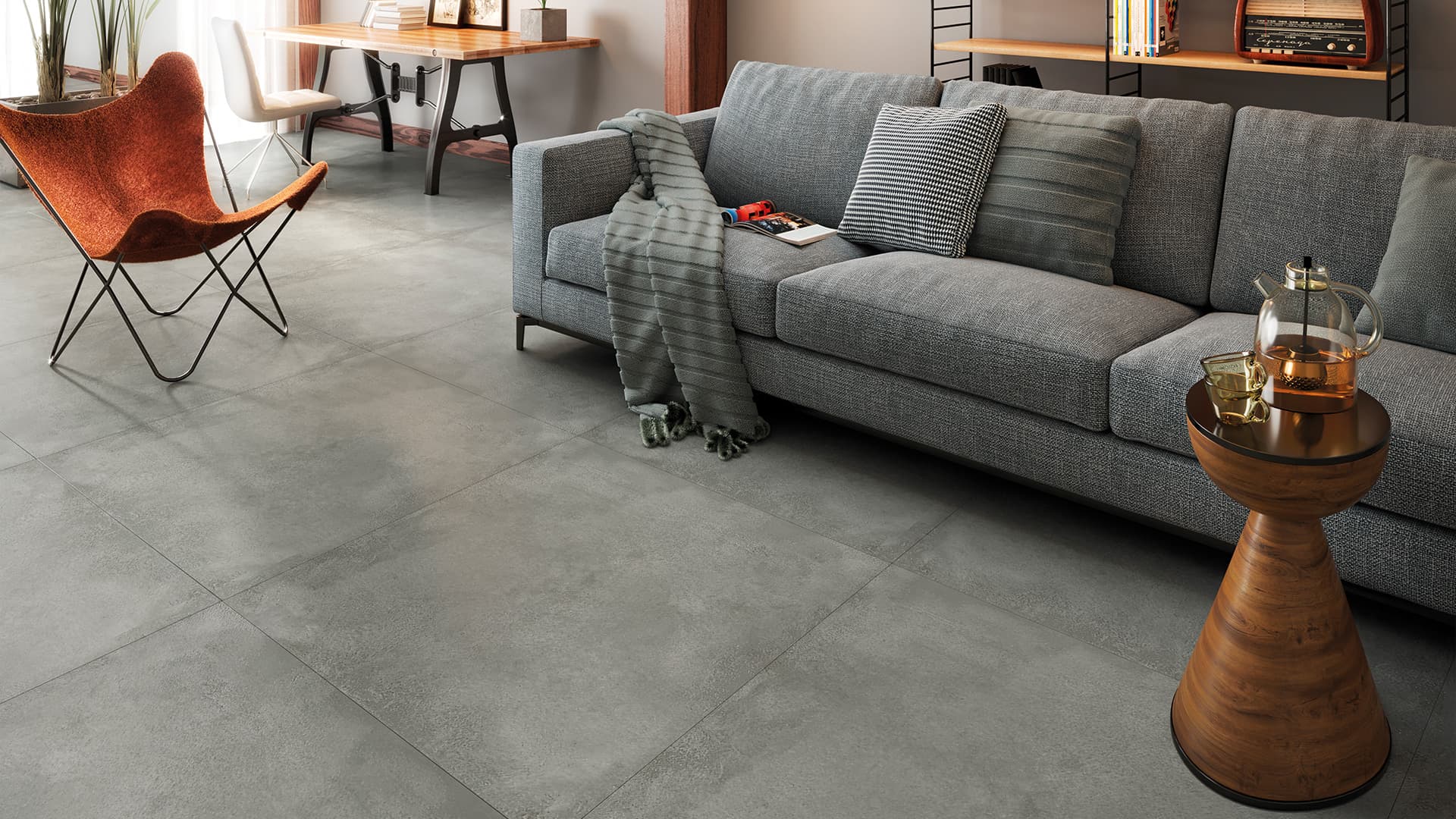 Porcelanato Copan Cement Polido  miniatura 2