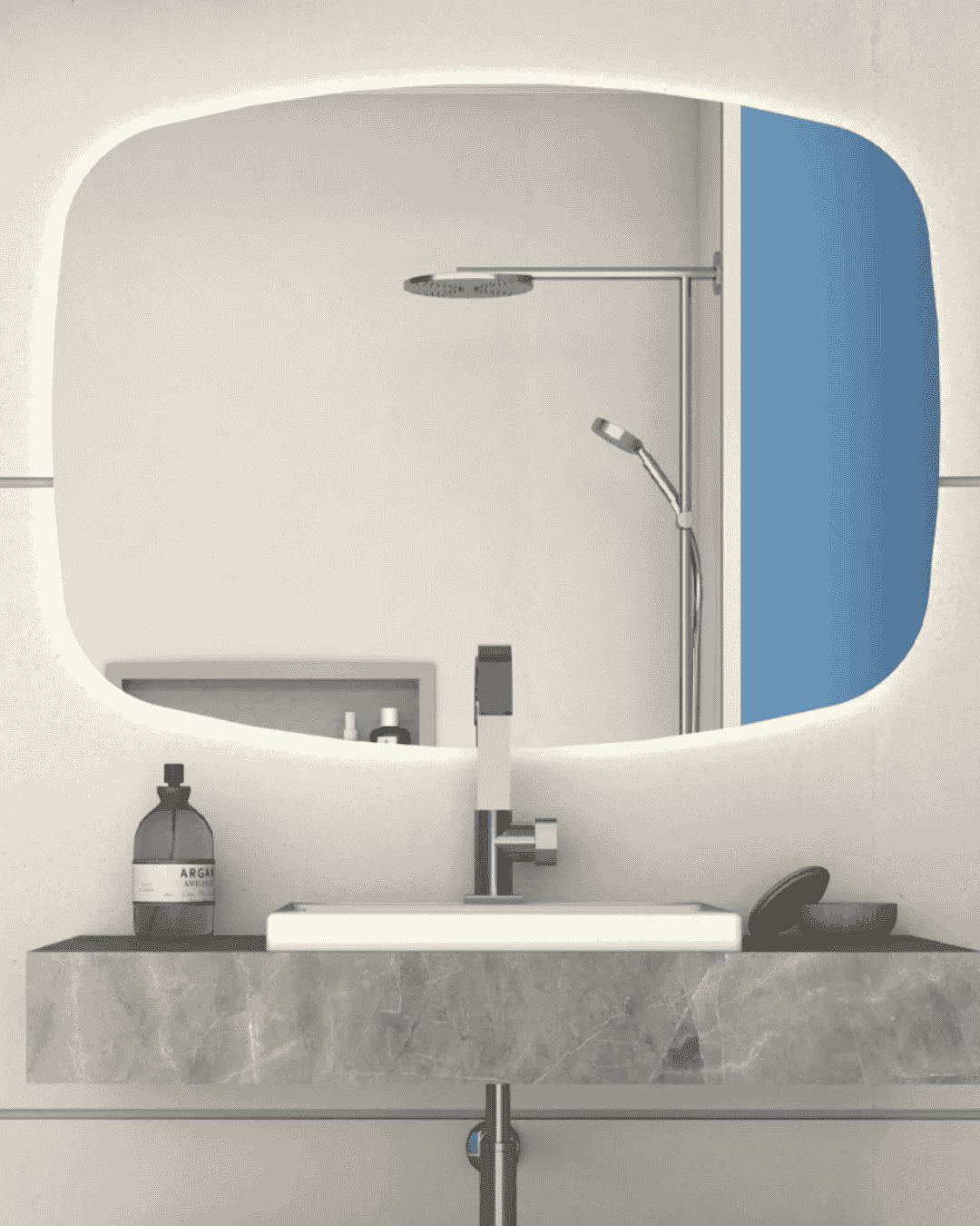 COZIMAX P101450 ESPELHO JADE 635X600X3MM - Imagem 1