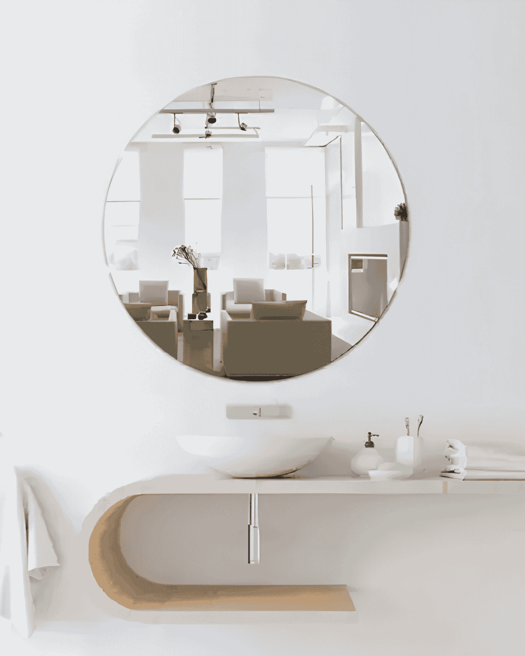 COZIMAX P101454 ESPELHO REDONDO 500X500X3MM - Imagem 1